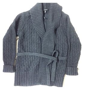 Banana Republic Cable knit belted cardigan